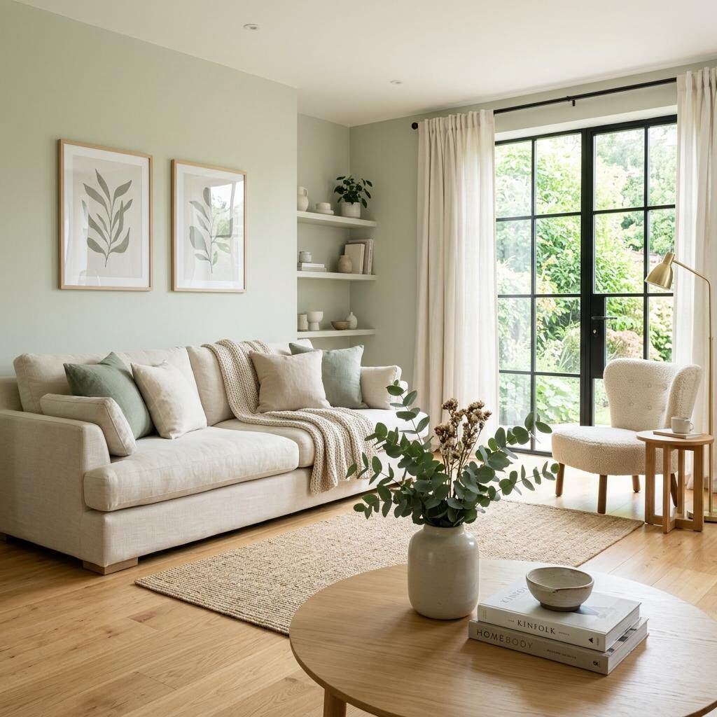 Freshly cleaned living room